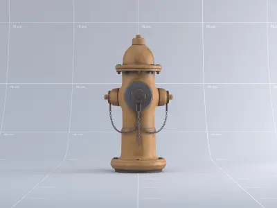 Toronto Water Hydrant 01 3D model