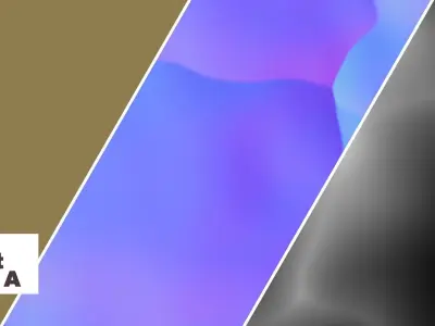 Desert Dunes Terrain Model A 3D model