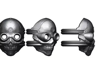 Death gun Mask 3D print model