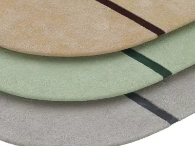 Oona Rug 140x140 3D model