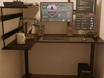 Streamer Soundproof Room 3D model