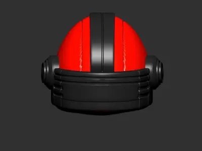 helmet high poly sculpt 3d printable ver 7 3D model 3D model