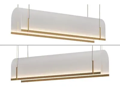 Tunnel Baxter Pendant Light Low-poly 3D model