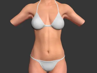 Female Torso 3D Studio Max 3D model