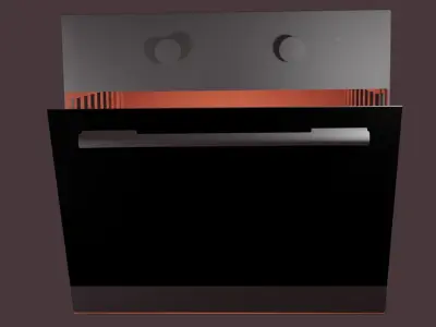 Electric Oven  Free low-poly 3D model