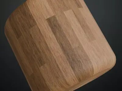 Aged Dark Oak Vertical Planks PBR Texture