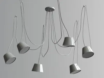 Ole Sento Multiple Pendant Lamp 3D model