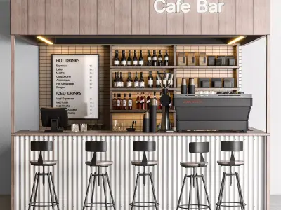 Cafe Bar 3D model