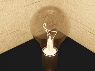 Modern Lamp 3D model 3