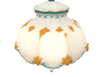 Elegant Vintage Wall Sconce Lamp 3D Model Low-poly 3D model