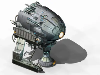 Guardian - Battery 01 3D model