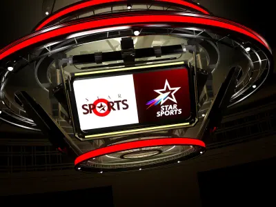 Scoreboard stadium led screen  3D model