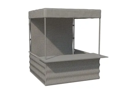 Marketing tent - box 2x2m 3D model