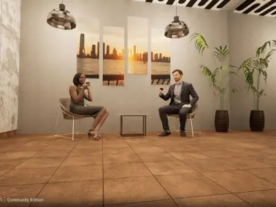 PARAMETRIC OFFICE DESIGN  3D model