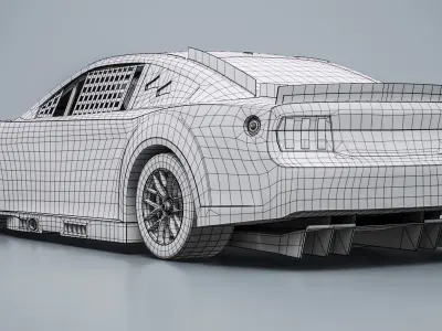  NASCAR Ford Mustang Dark Horse 2025 