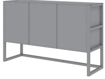 Sideboard with doors Compo LA REDOUTE 3D model