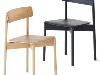 Cross Chair by TAKT 3D model