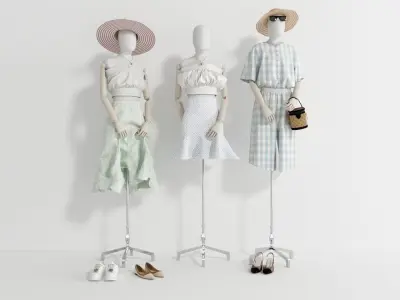 women  clothing   Character clothing 3D model