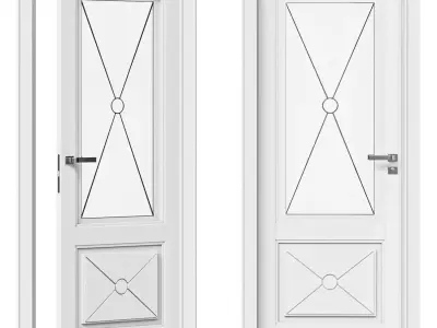 TOSCANA LITERA Interior door 6362 3D model