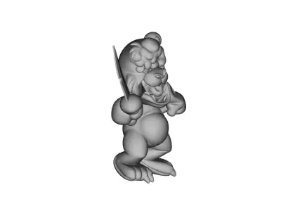 Cartoon Tiger Character 3D Model for Jewelry Pendant Design 3D print model