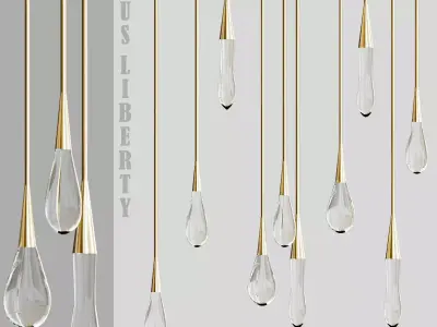 Chandelier The Pour par Design Haus Liberty 3D model purchase