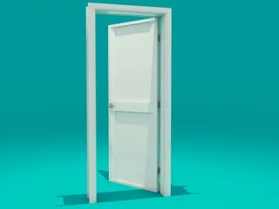 Panel Door 3D model