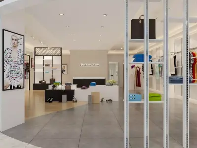 Clothing Store 05 3D model