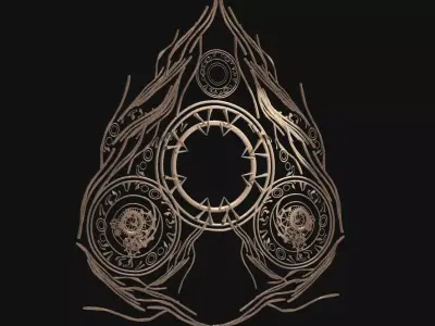 Steampunk Timeline pattern  3D model