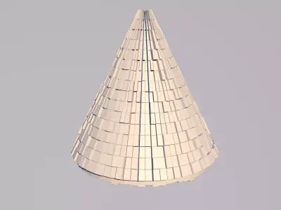 Sci Fi  Cone Shape Triangle 3D model 2019 3D model