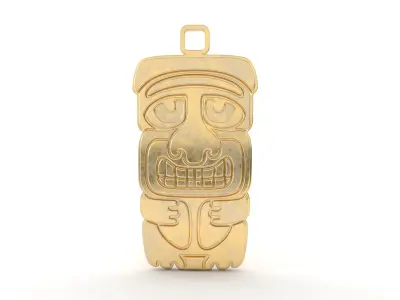Maori pendant jewelry 01 3D print model