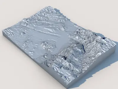 Terrain 2 3D model