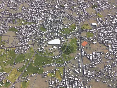 Unayzah Low-poly 3D model