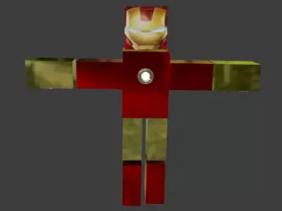 Iron Man - Rare  Low-poly 3D model