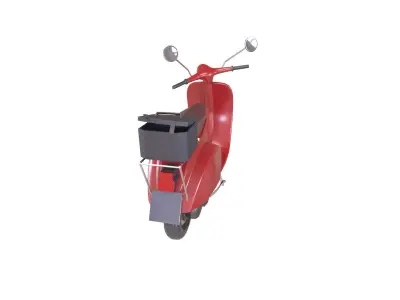 Scooter High Poly  3D model