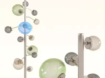 Floor Lamp Balloon Colore LED 3D model