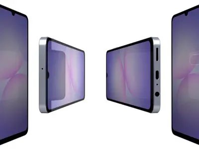 Samsung Galaxy A07 5G Light Violet 3D model