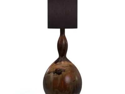 Gaia Vessel Face Floor Lamp PBR 3D model