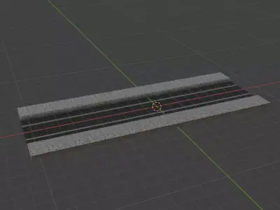 FREE ROAD  Free low-poly 3D model