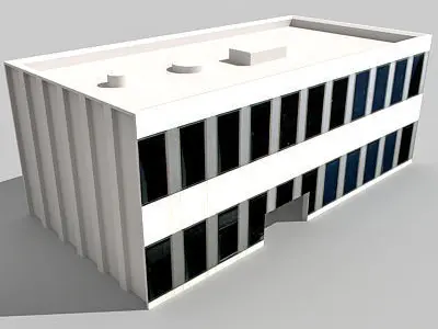 Collection of 10 Buildings 3D model