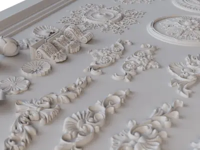 Ornament Molding 3D model