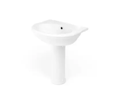 White Wash Basin 3D model