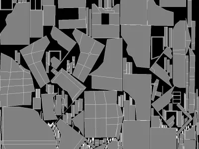 Middle East destroyed house for game num05 3D model