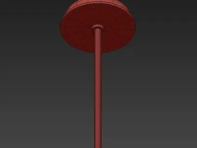 Flake Chandelier 3D model