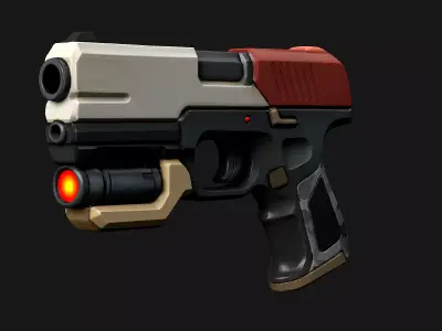 Pistol Sci Fi N242014 3D model