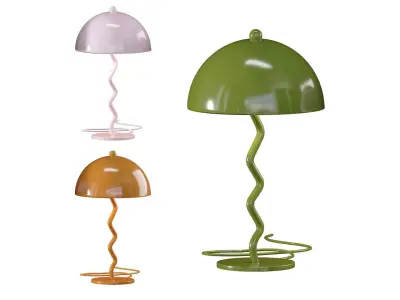 Alora Table Lamp at urbanoutfitters 3D model