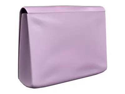 Pink Hand Purse Low-poly 3D model