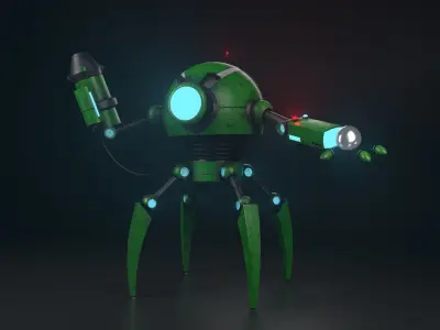 Mini Robot Killer 3D model