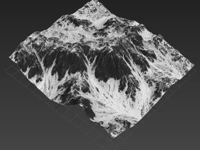 Mountains n21 3D model