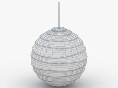 1510 - Hanging Lamp Low-poly 3D model