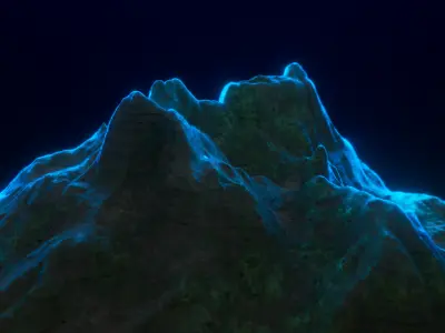 Fantasy Mountain Material Pack 3D model